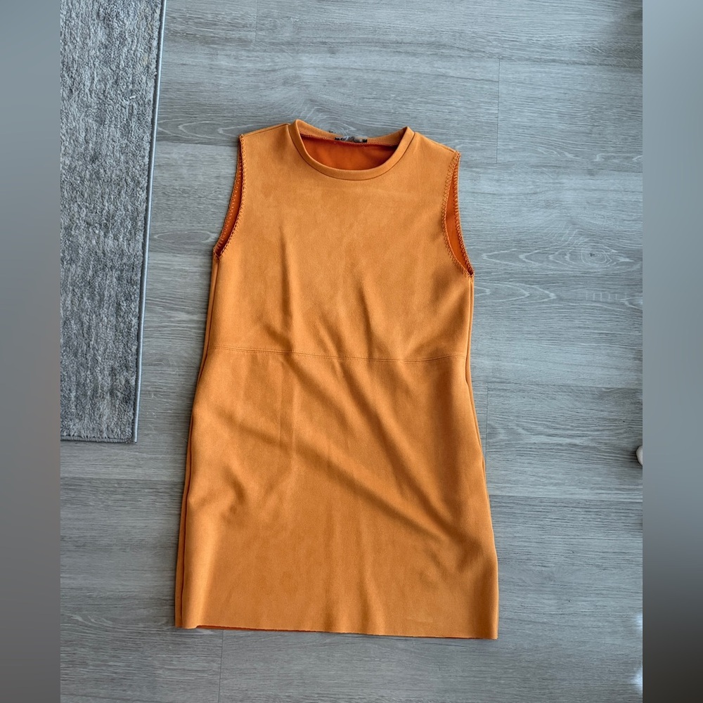 Orange Sleeveless Dress